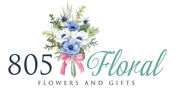 805 Floral logo