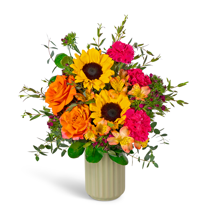 Sienna and Sunflowers