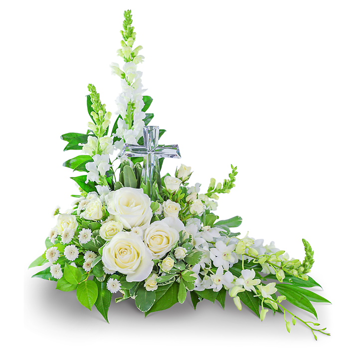Divine Love with Crystal Cross Keepsake