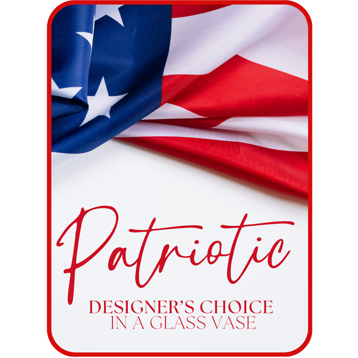 Patriotic Designer\'s Choice Flowers