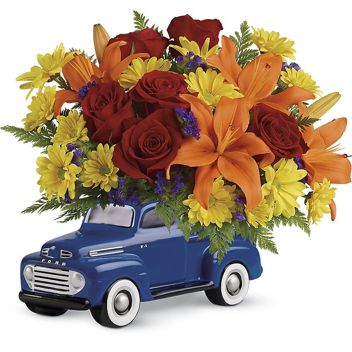 Vintage Ford Pickup Bouquet